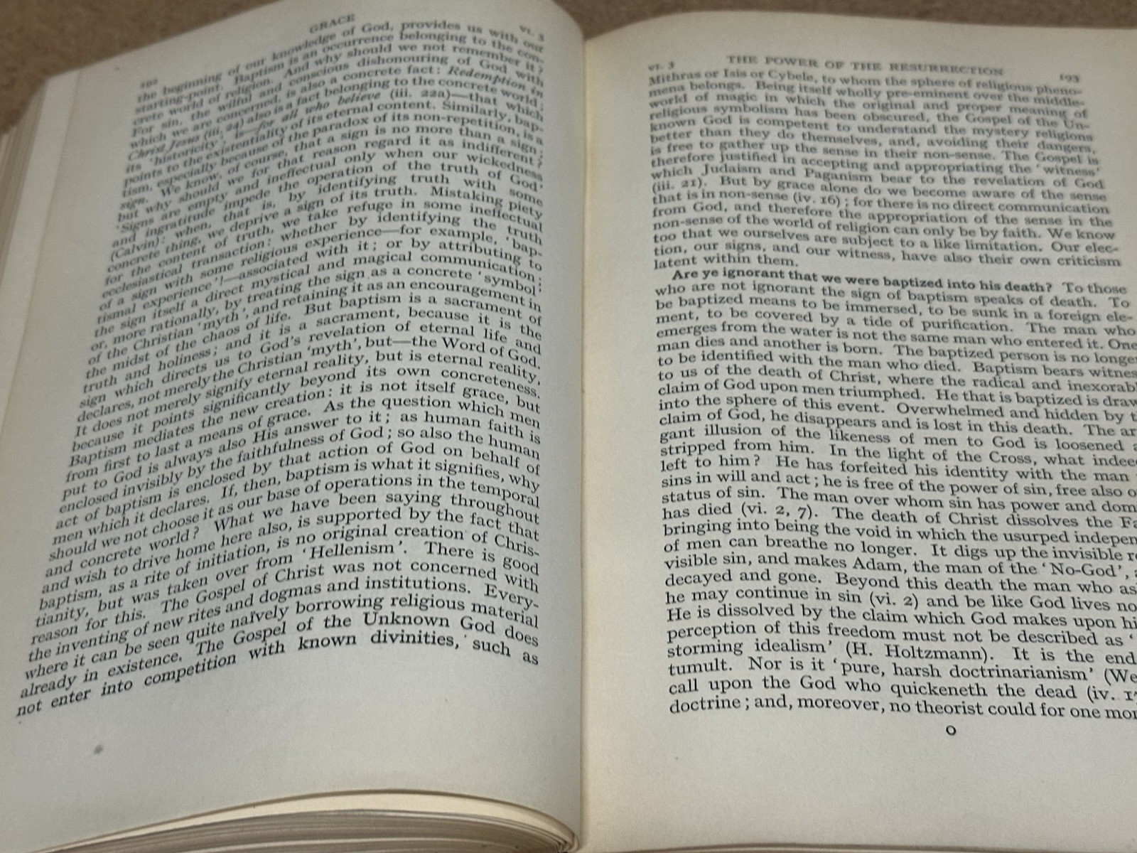 The Epistle to the Romans Karl Barth 1st Ed 1st Print 1933 HC Oxford University