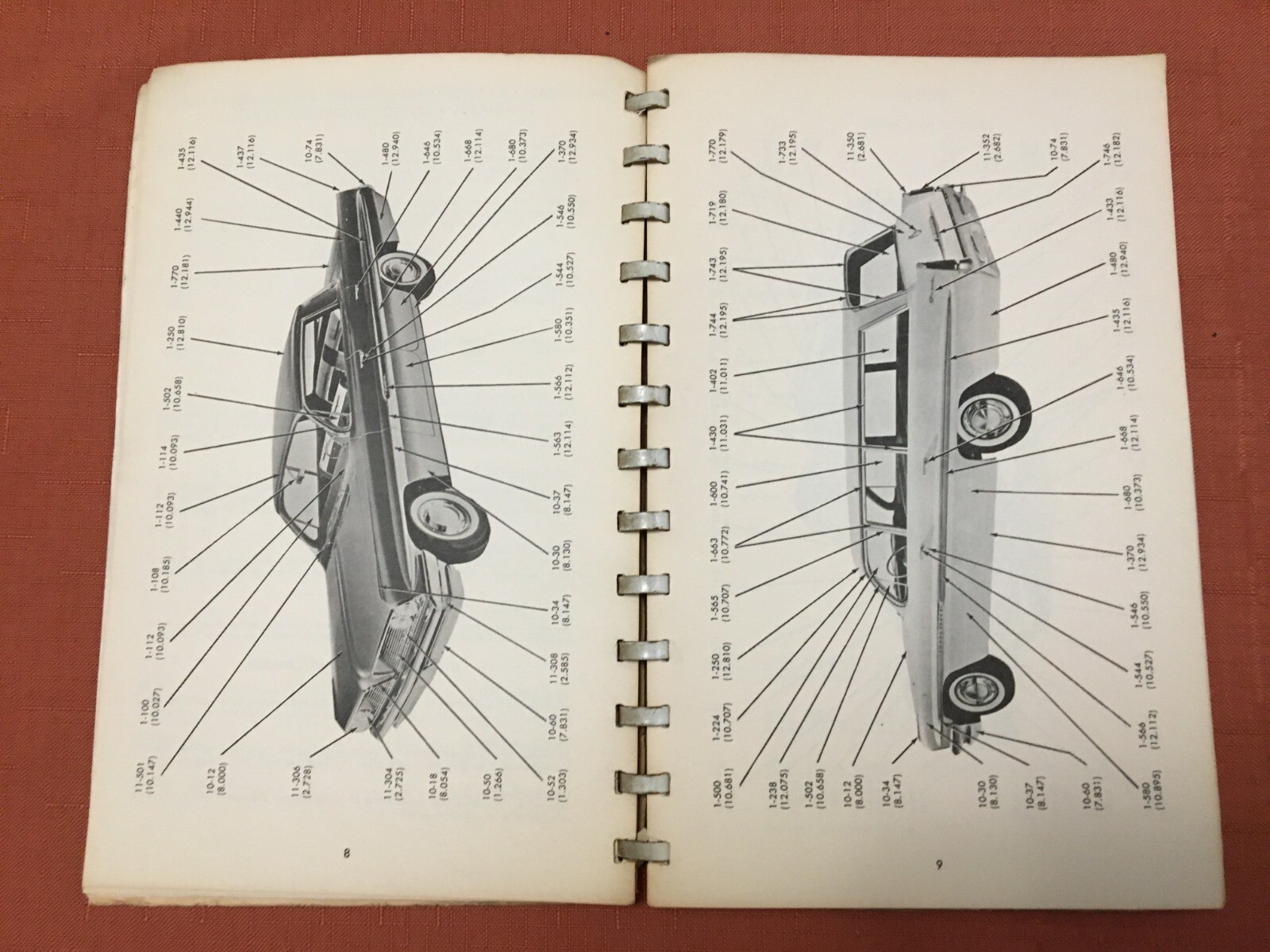 Pontiac 1961 Flat Rate Manual – Softcover/Spiral Bound – See Photos