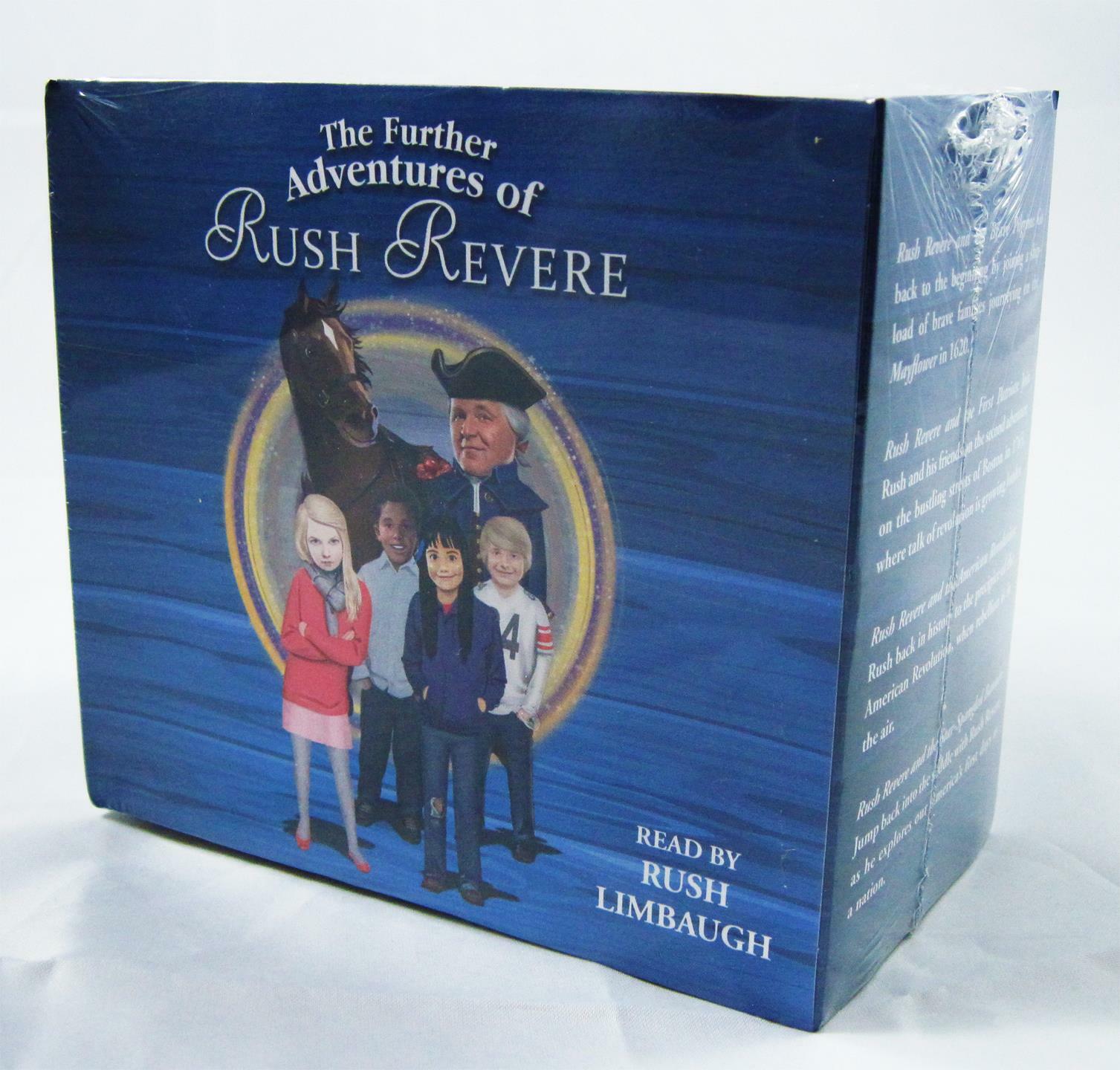 NEW The Further Adventures of Rush Revere Audio CD Set 1 2 3 4 Slipcase Limbaugh