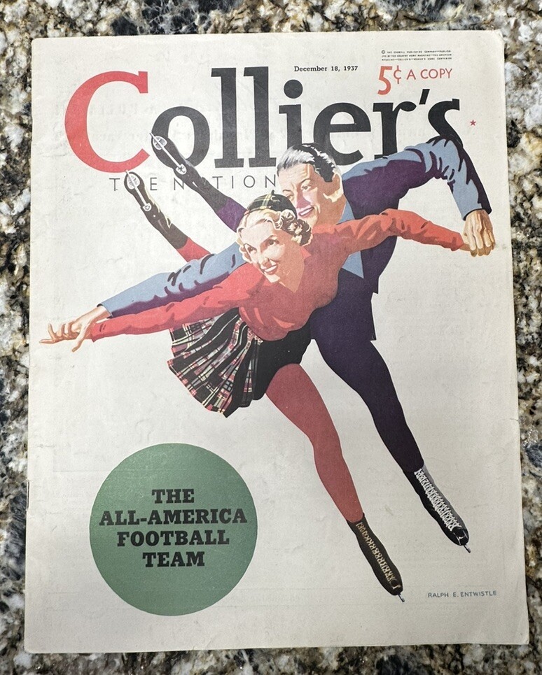 Colliers December 18, 1937 Magazine NEWS FICTION GENERAL INTEREST