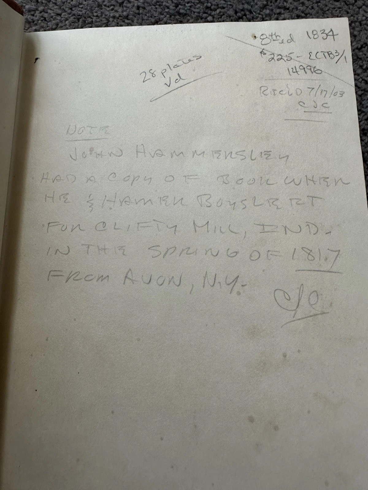 1834 The Young Mill-Wright and Miller’s Guide by Oliver Evans W/ Plates – Flour