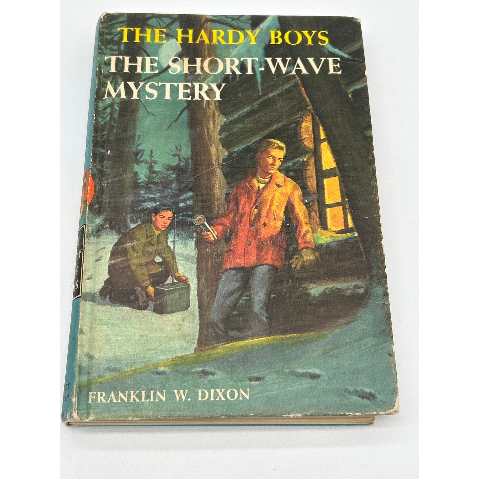 Vintage Hardy Boys Book Lot The Secret Panel 1946 & The Short-Wave Mystery 1966