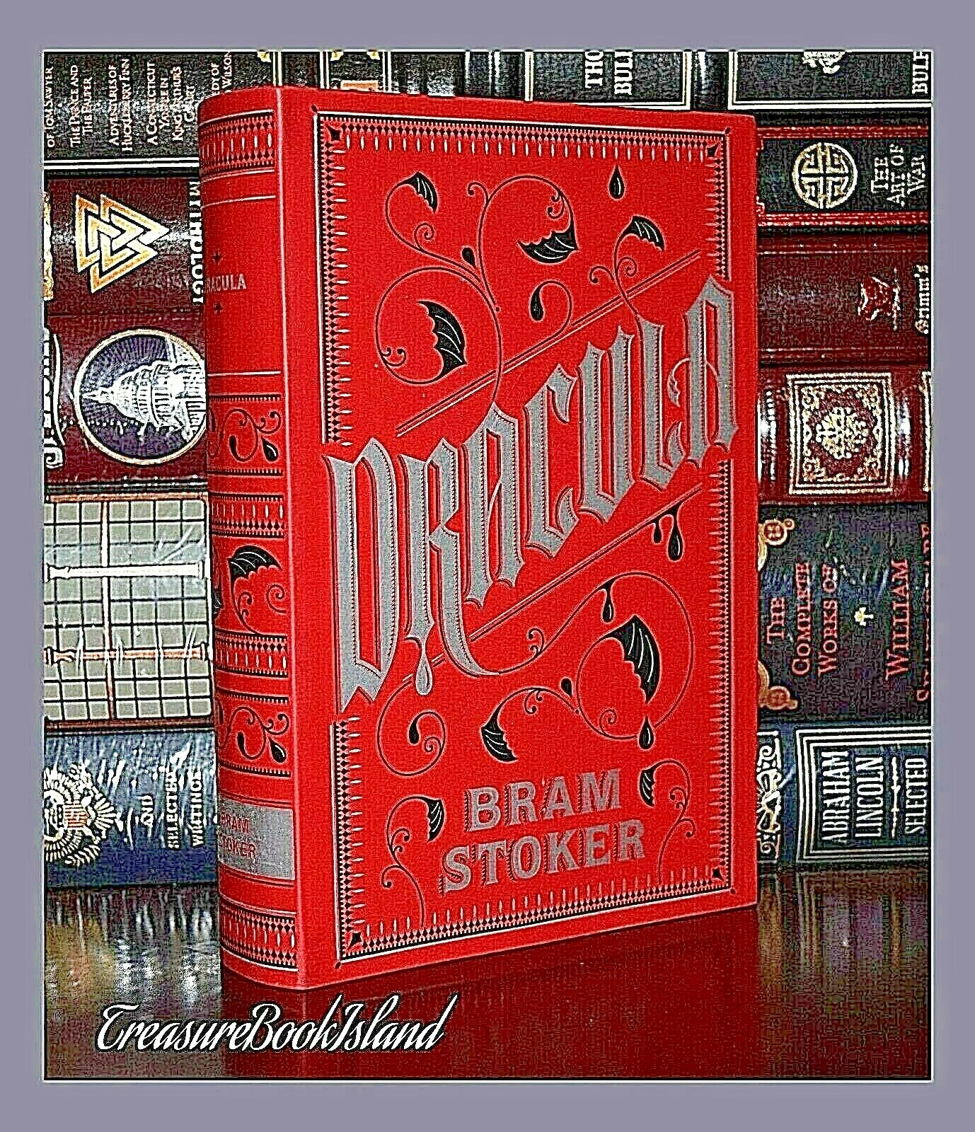New Dracula by Bram Stoker Horror Soft Leather Bound Deluxe Collectible Classic